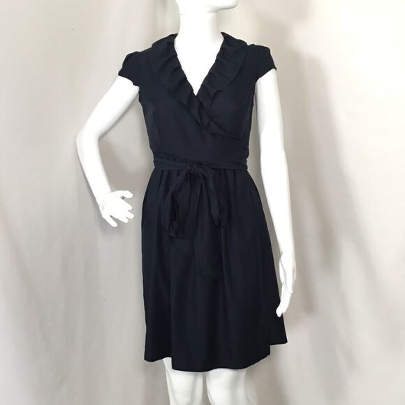 Banana Republic Ruffle Trim Wrap Dress (D13) - Picture 1 of 5